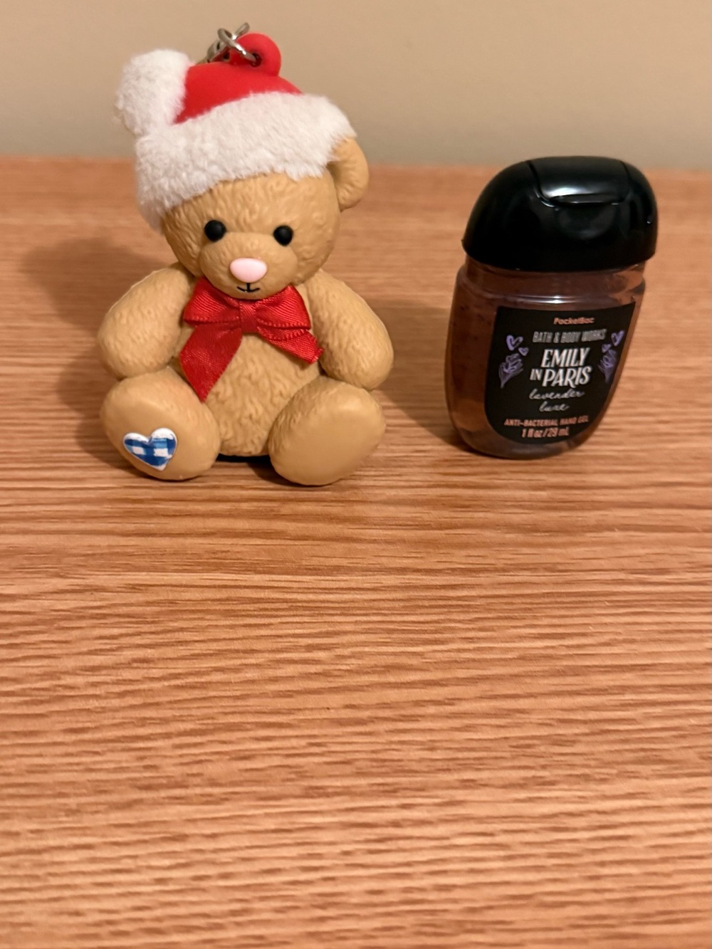 Holiday Bear Keychain to bags and decor and hand sanitizer